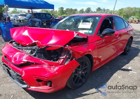 2022 Honda Civic Sport из США, поврежденный, VIN 2HGFE2F52NH583170